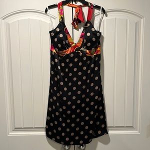 Halter cocktail dress
